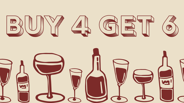 Buy 4 Get 6 ( Cheapest 2 bottles for free )