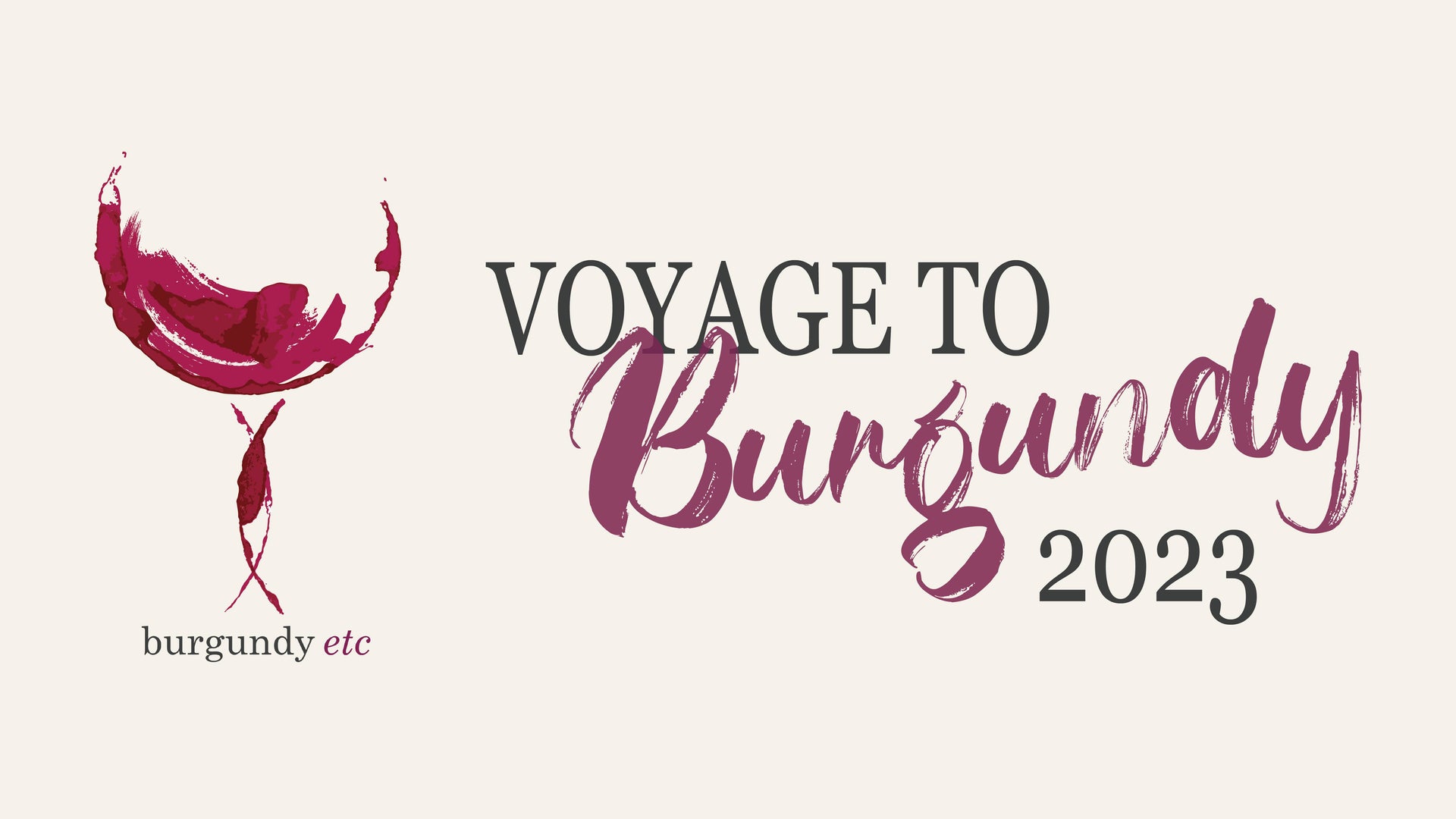 Voyage to burgundy tasting 2023