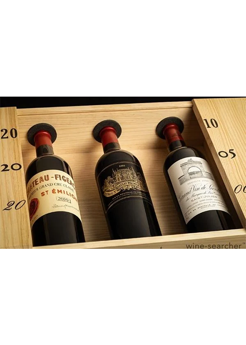 Caisse 3 Bouteilles D'Exception (Leoville Las Cases 00 +Palmer 05 + Figeac 10)