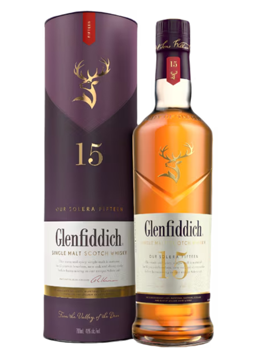 Glenfiddich 15 years old Single Malt Whisky NV