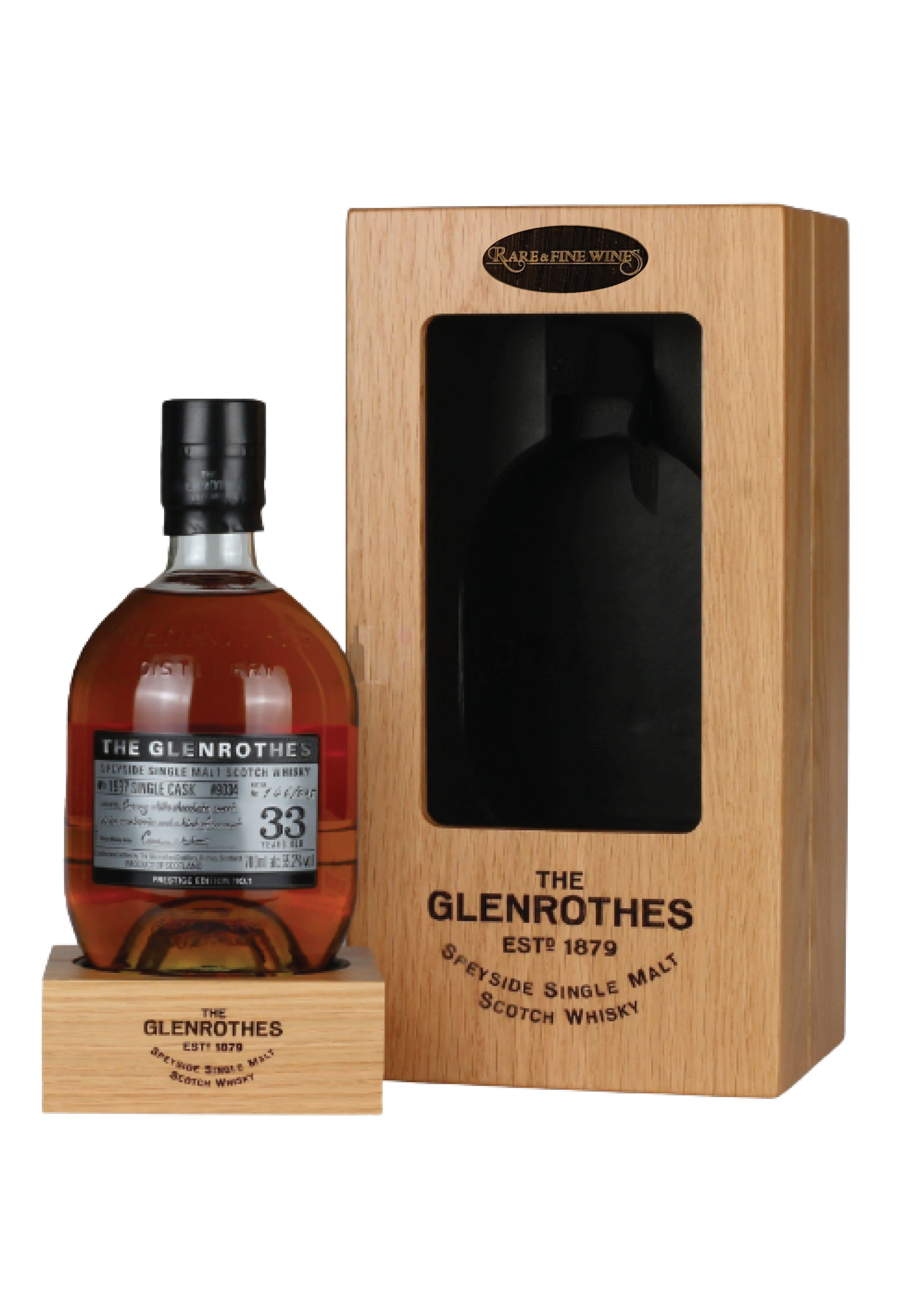 Glenrothes 33 Years Old Platinum Single Cask 1987 #9034 (Gift Box with ETC Logo)