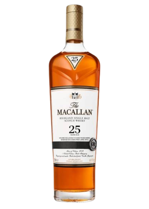 Macallan 25 years Old Sherry Oak Whisky (43%) (Released in 2023, Gift Box)