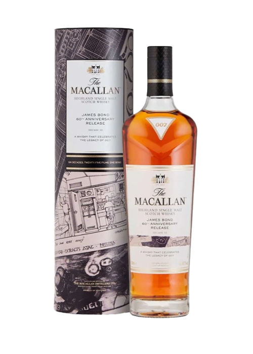 Macallan James Bond 60th Anniversary Decade III Single Malt Scotch Whisky (Edition 3)