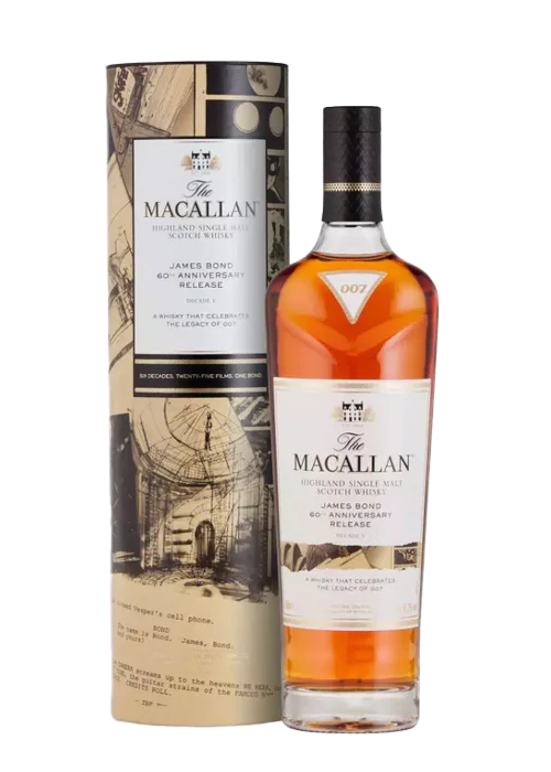 Macallan James Bond 60th Anniversary Decade III Single Malt Scotch Whisky (Edition 3)
