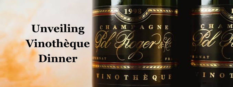 Champagne Pol Roger Vinothèque Dinner