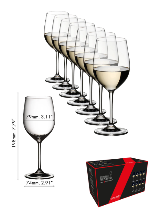 Riedel Vinum Chablis Glass (7416/5 x 8pc)