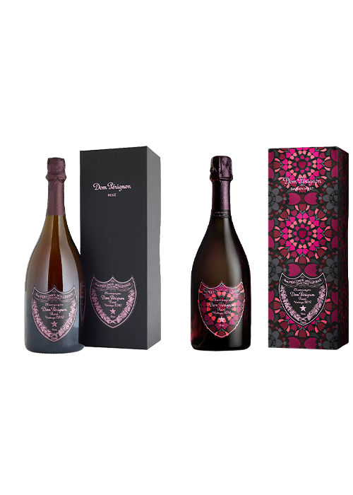 Package B: Dom Perignon Rose 2010 (Gift Box) & Dom Perignon Rose 2010 x Damien Hirst Limited Edition (Gift Box)